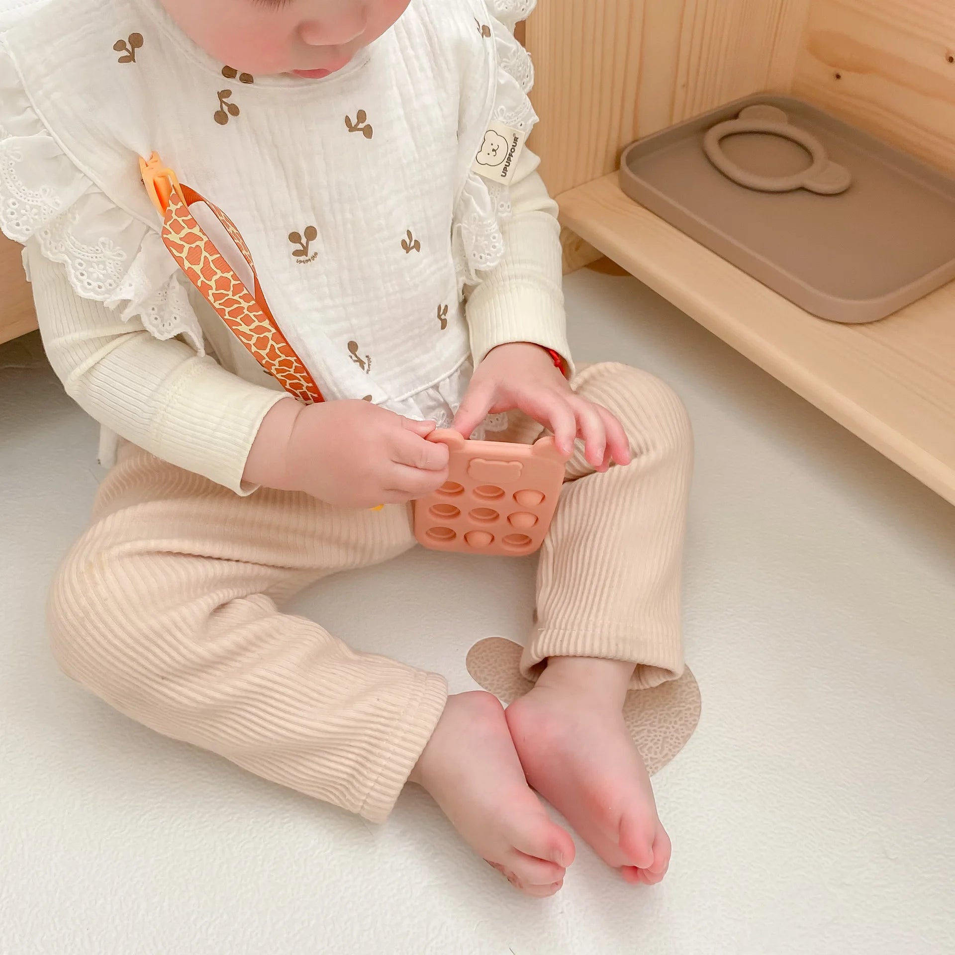 Beißring aus Silikon für Babys