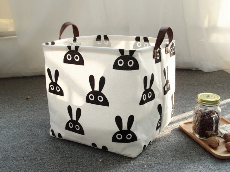 Fabric Art Cotton Linen Dirty Clothes and Sundry Storage