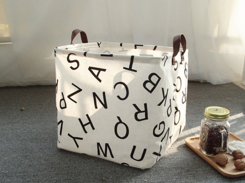 Fabric Art Cotton Linen Dirty Clothes and Sundry Storage