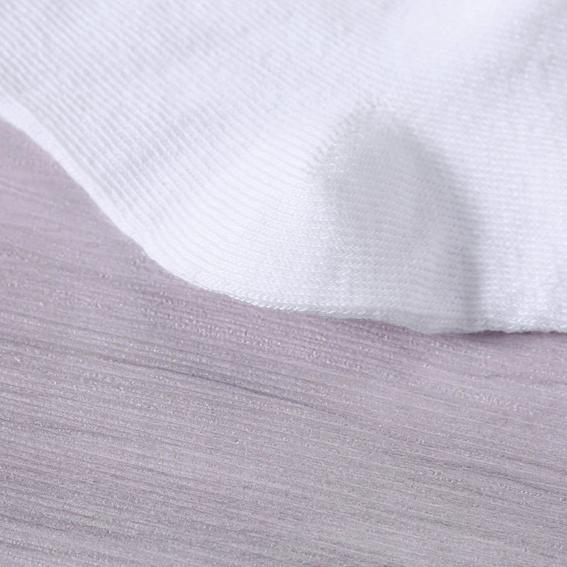 5 Pairs Kids Pure White Sock
