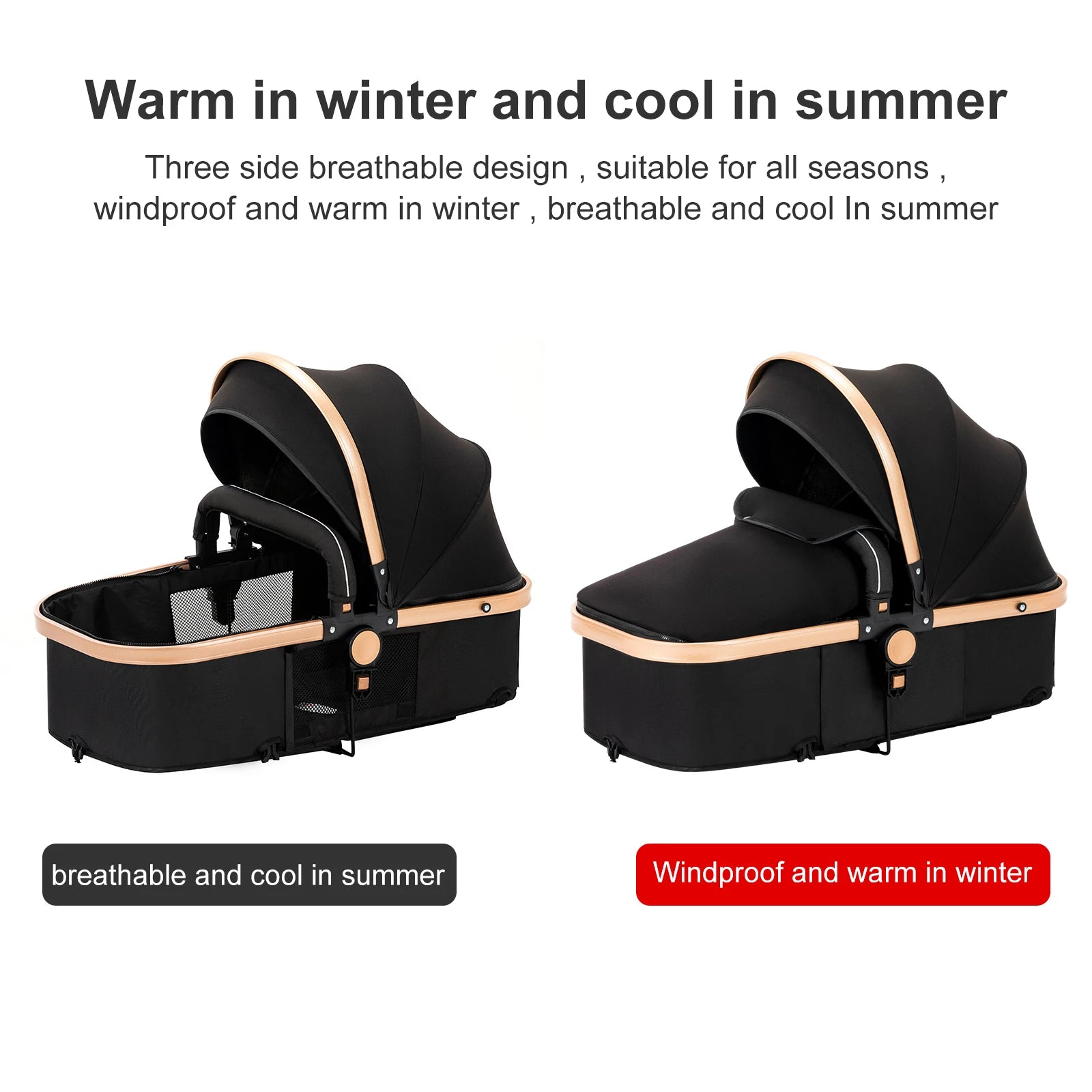 Hochwertiger, leichter Kinderwagen für Neugeborene
