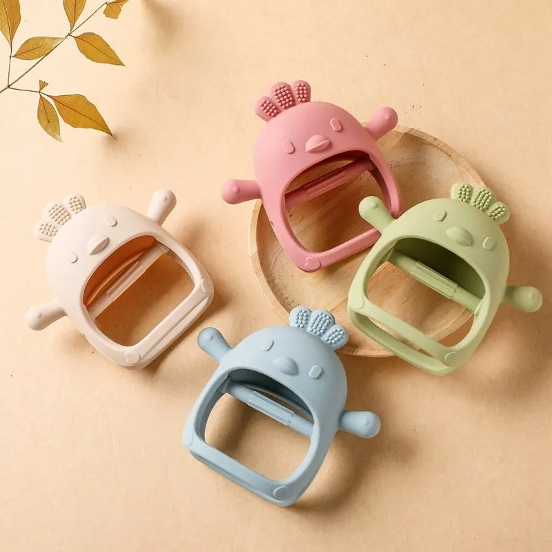 Beißring aus Silikon für Babys