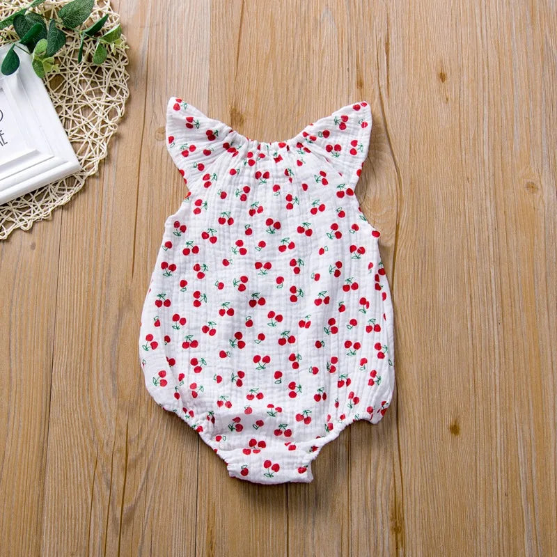 Sommer Neugeborenen Baby Mädchen Strampler