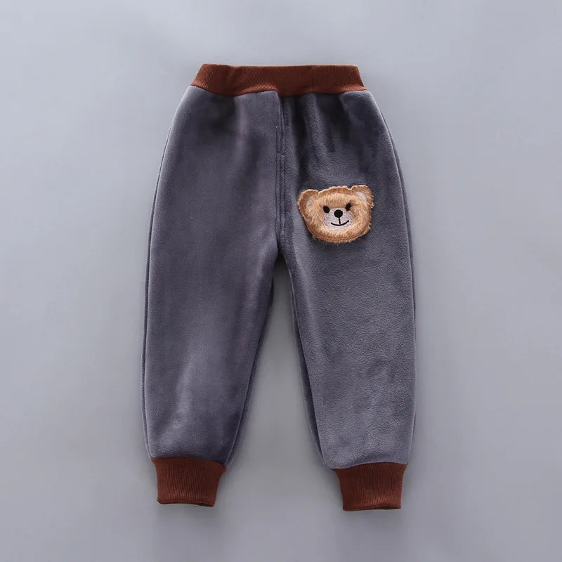 Kinder Niedlicher Bär Rundhals Kapuzenpullover