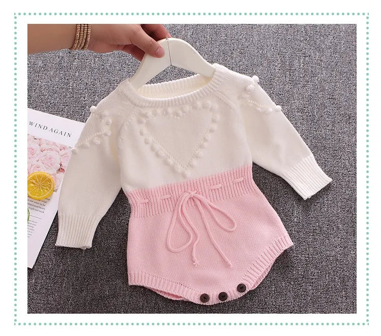 Spring Lovely Heart Jumpsuit Infant Baby