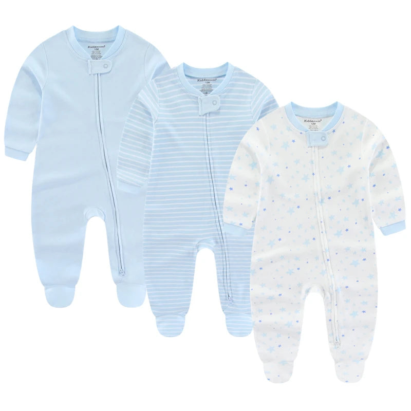 3Pieces Cartoon New Born Baby Boy Clothes Sets