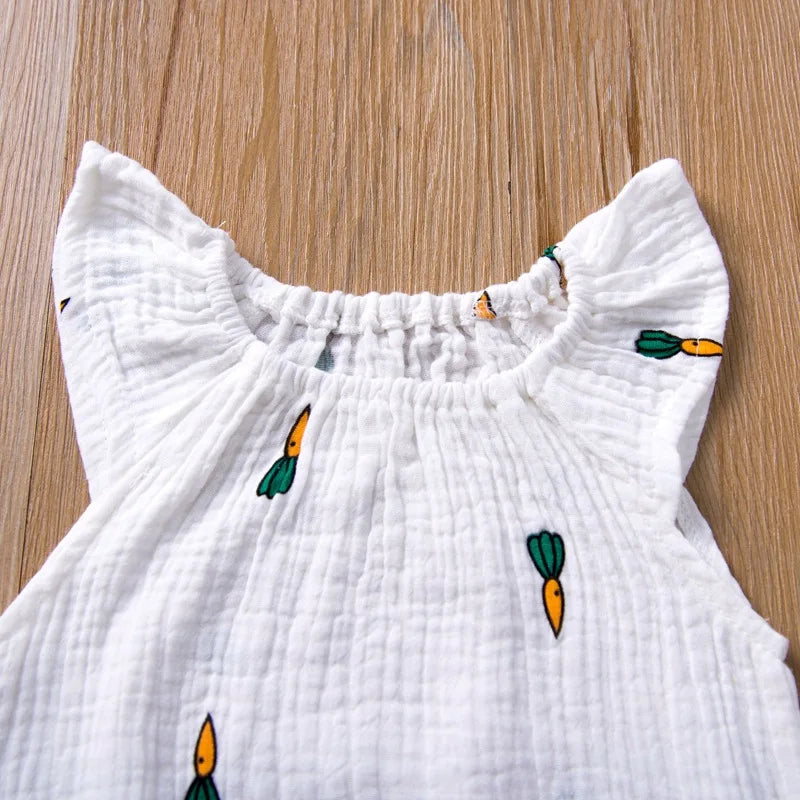 Sommer Neugeborenen Baby Mädchen Strampler