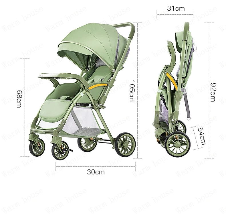 Bi-directional High Landscape Baby Stroller
