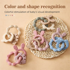 Beißring aus Silikon für Babys
