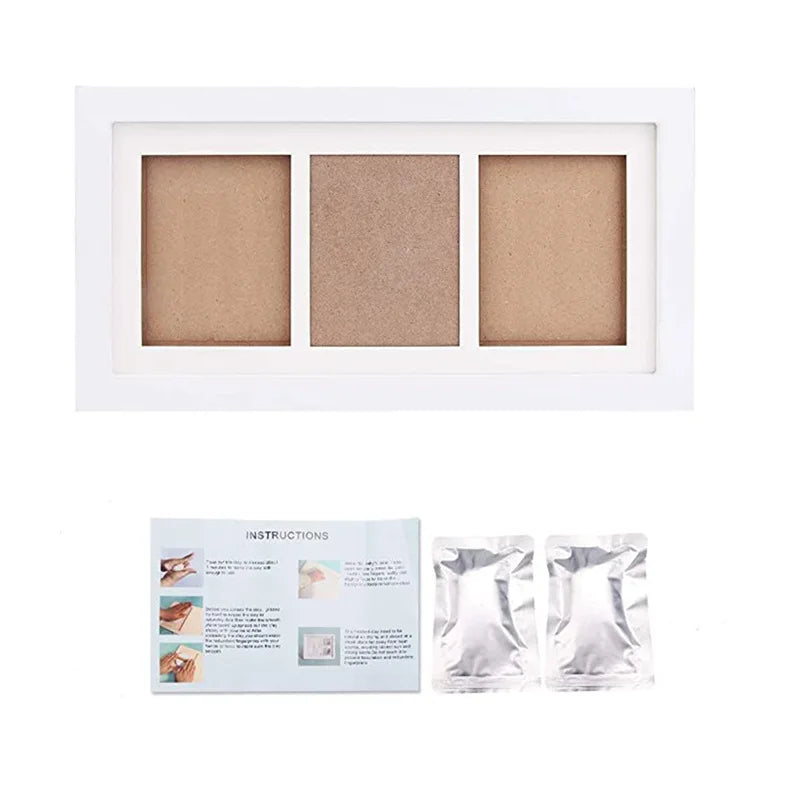 Hand and Foot Print Clay Photo Frame