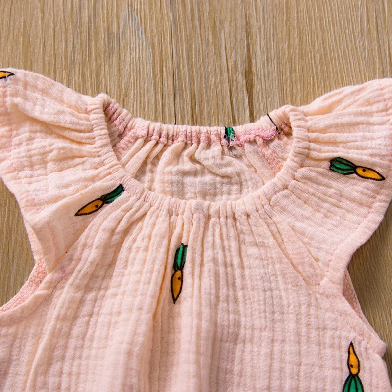 Sommer Neugeborenen Baby Mädchen Strampler