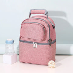 Tragbare Mama-Tasche mit großem Fassungsvermögen, Aufbewahrungsmöglichkeit für Muttermilch und Kinderbett