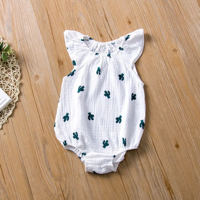 Sommer Neugeborenen Baby Mädchen Strampler