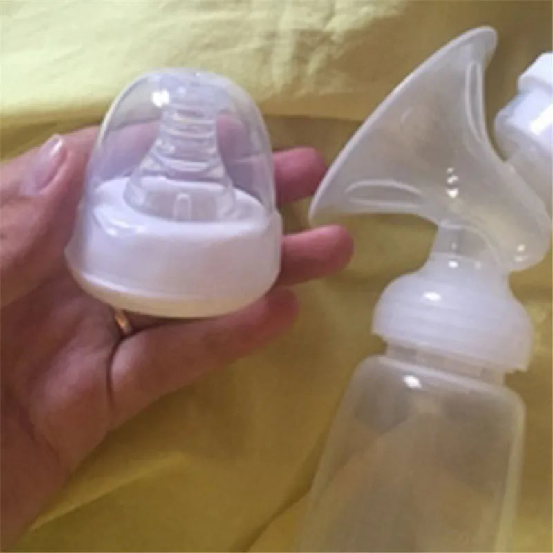 Handmilchpumpe mit Flasche und Milchaufbewahrungstasche zum Füttern