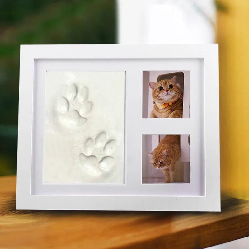 Neworn Baby Hand Foot Print DIY Photo Frame with Mold Clay
