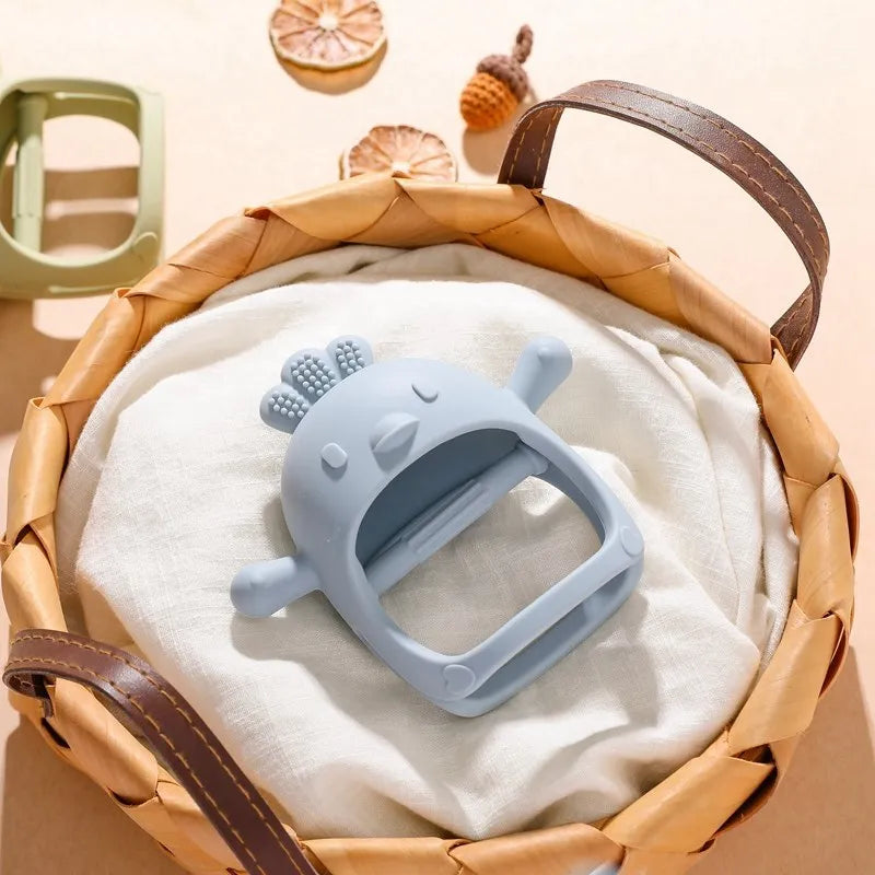 Beißring aus Silikon für Babys