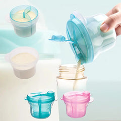3 Grid Portable Milk Powder Formula Dispenser