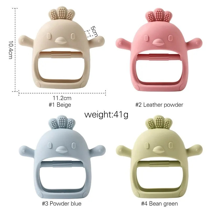 Beißring aus Silikon für Babys