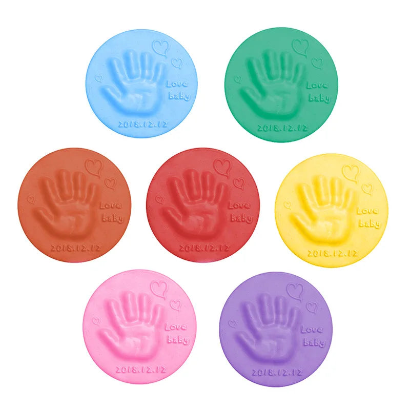 Parent-Child Hand Inkpad Fingerprint Kids Toys