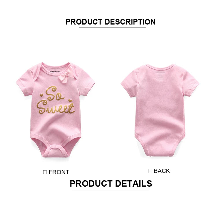 Baby Girl Bodysuits+Pants Clothing Sets