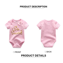 Baby Girl Bodysuits+Pants Clothing Sets