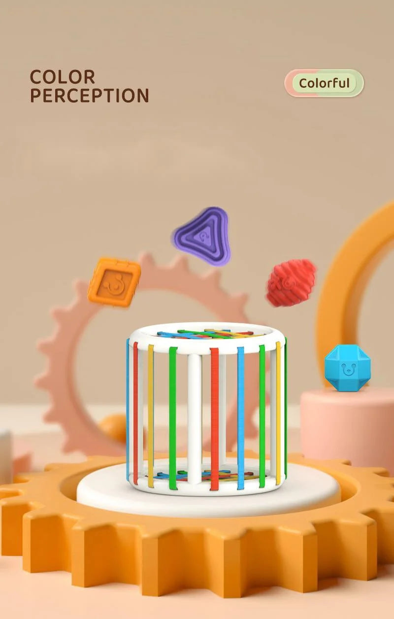 Colorful Shape Blocks Sorting Game Baby