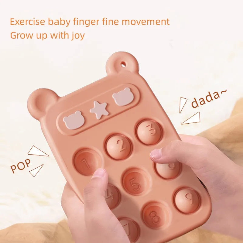 Beißring aus Silikon für Babys