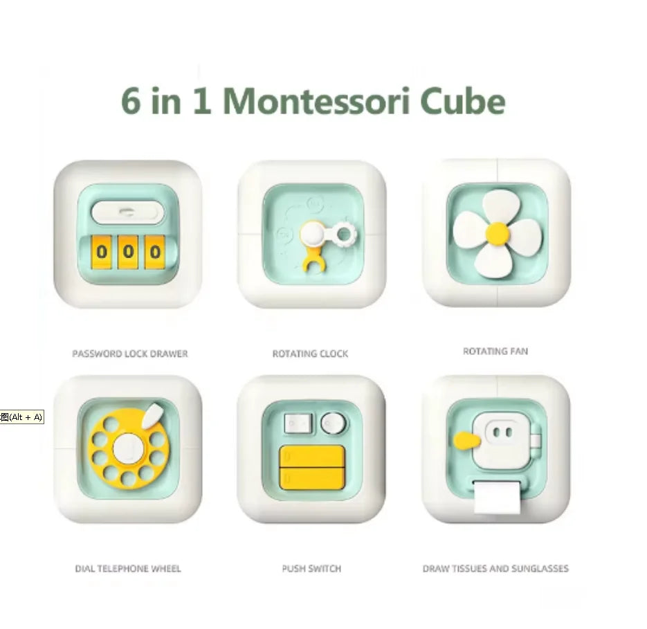 6 in 1 Montessori-Lernspielzeug